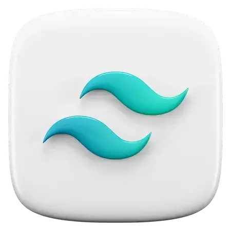 imgi 47 free tailwind 3d icon download in png blend fbx gltf file formats html logo css framework customizable coding lang pack logos icons 7577995