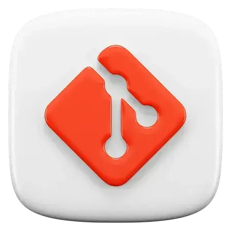 imgi 61 free git 3d icon download in png blend fbx gltf file formats github logo version control system vcs coding lang pack logos icons 7578021